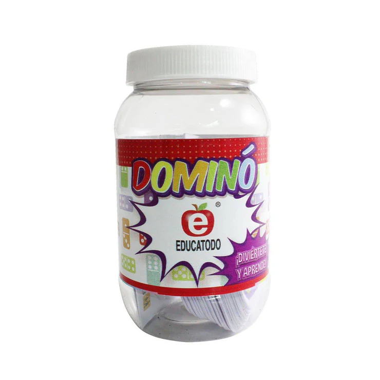 DOMINO TRADICIONAL CON NUMEROS AL REVERSO