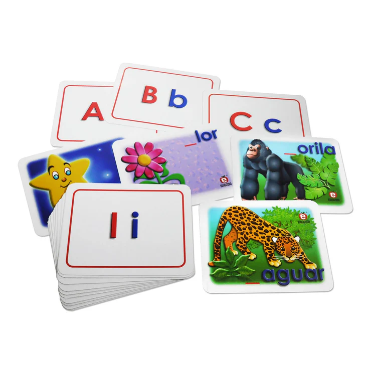 FLASH CARDS ENCUENTRA LA LETRA QUE FALTA DEL ABECEDARIO
