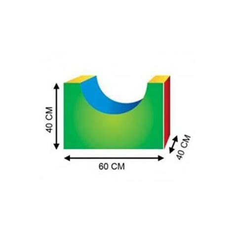 BASE REDONDA CHICA EN LONA 40X60X40 CM