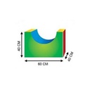 BASE REDONDA CHICA EN LONA 40X60X40 CM