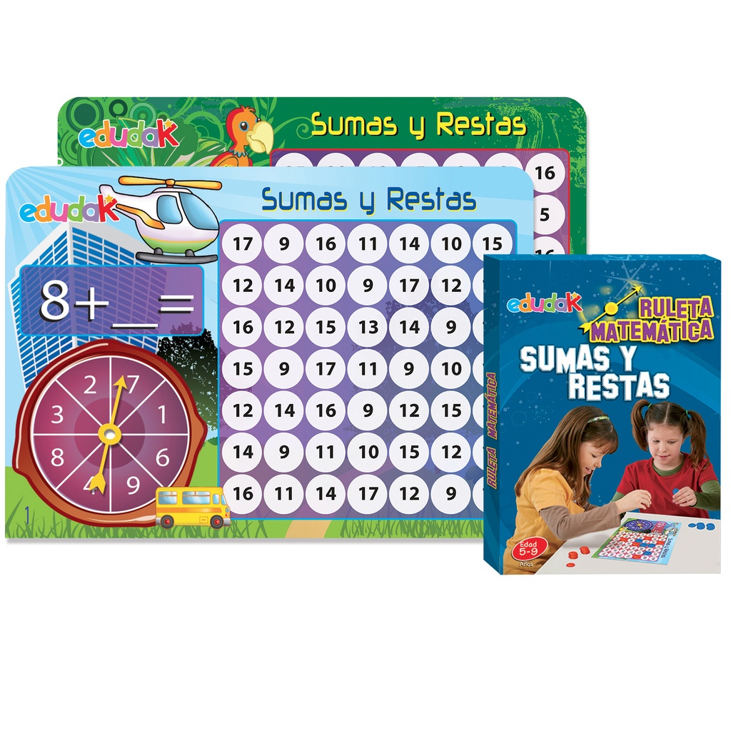 RULETA MATEMATICA DE SUMA Y RESTA