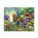 BICI CON FLORES 40X50 