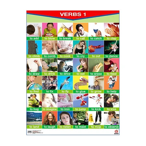 POSTER VERBS 1 / VERBS 2