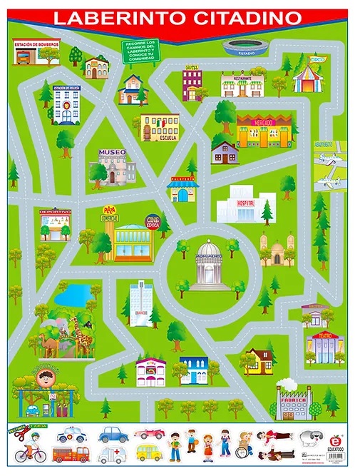 POSTER LABERINTO CITADINO
