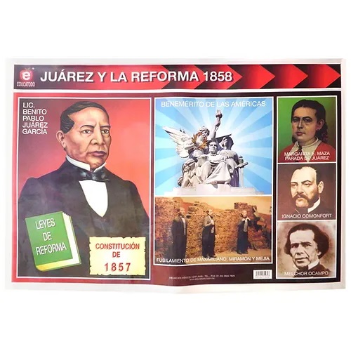 MINIPOSTER JUAREZ Y LA REFORMA