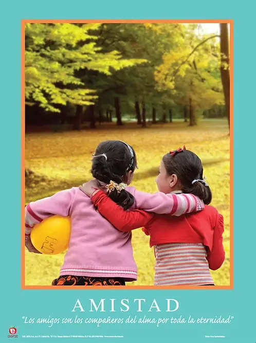 POSTER MOTIVACIONAL AMISTAD