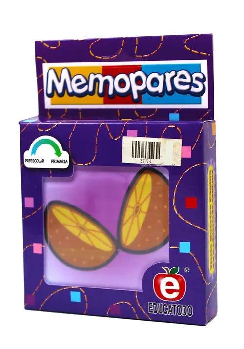 MEMOPARES FRACCIONES CON FRUTAS