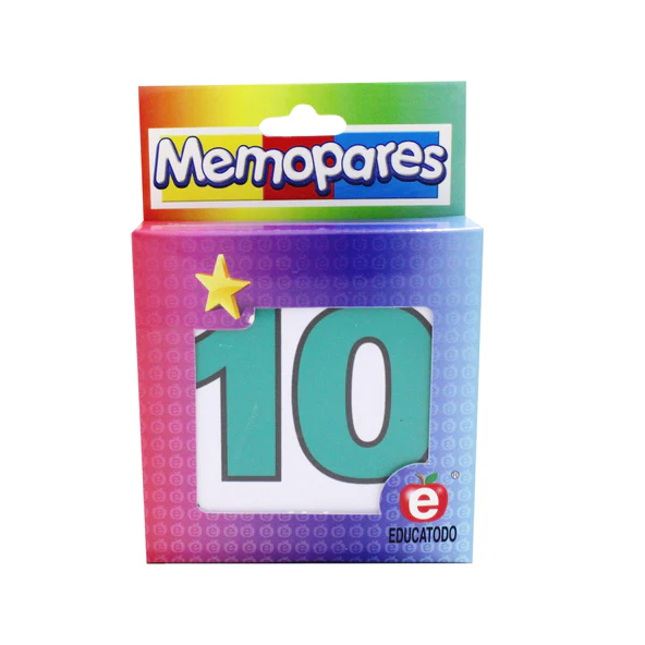 MEMOPARES BRAILLE/NUMEROS DEL 1 AL 10