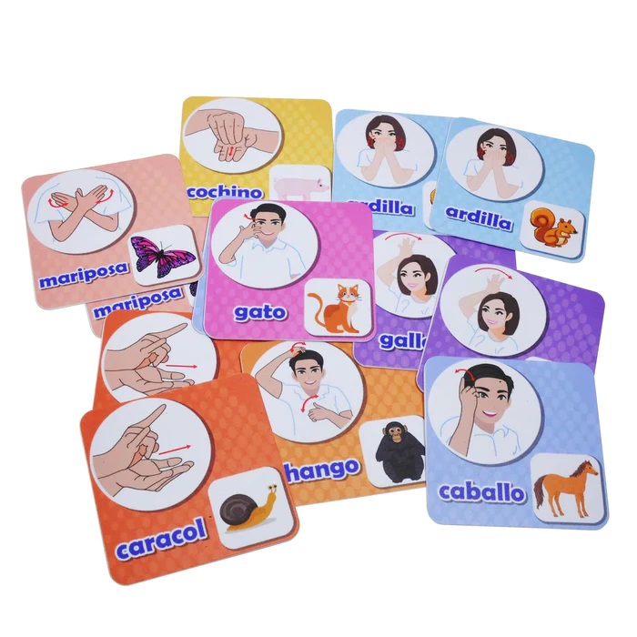 MEMOPARES DE ANIMALES LSM (SORDOMUDOS)