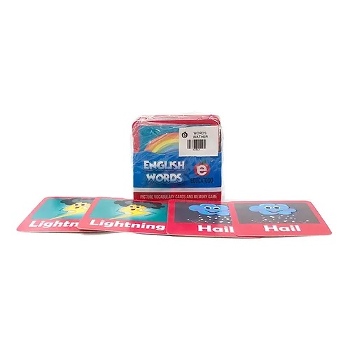 MEMORY GAME ENGLISH WORDS-WEATHER