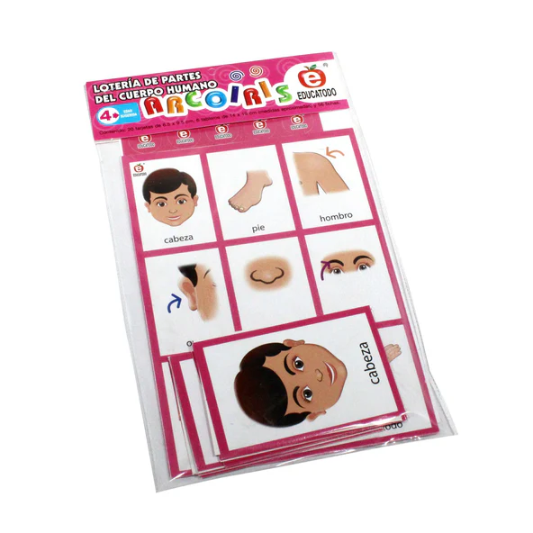 LOTERIA ARCOIRIS DE PARTES DEL CUERPO HUMANO