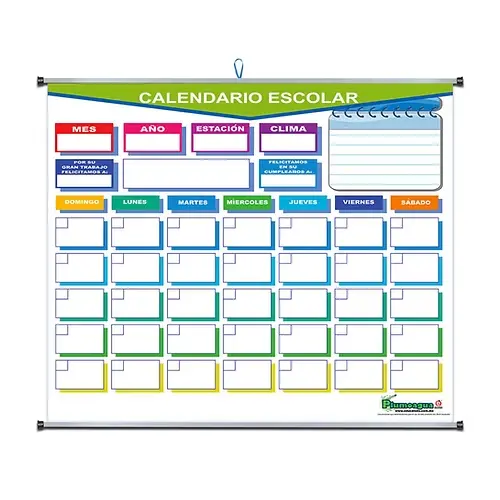 PLUMOAGUA SCHOOL CALENDAR
