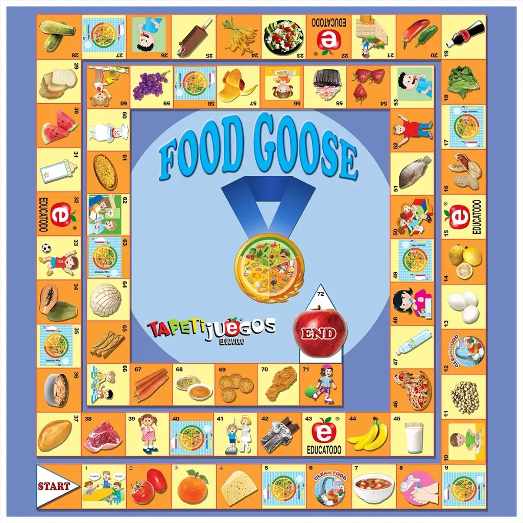 TAPETIJUEGO FOOD GOOSE 2 X 2 M