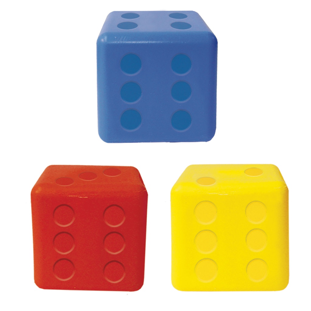 JUMBO DADO DE PUNTOS C/12 PZAS