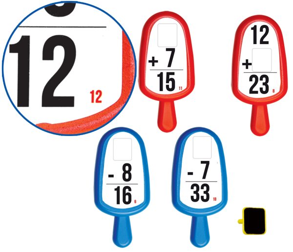 PALETA DE SUMAS Y RESTAS C/14 PZAS