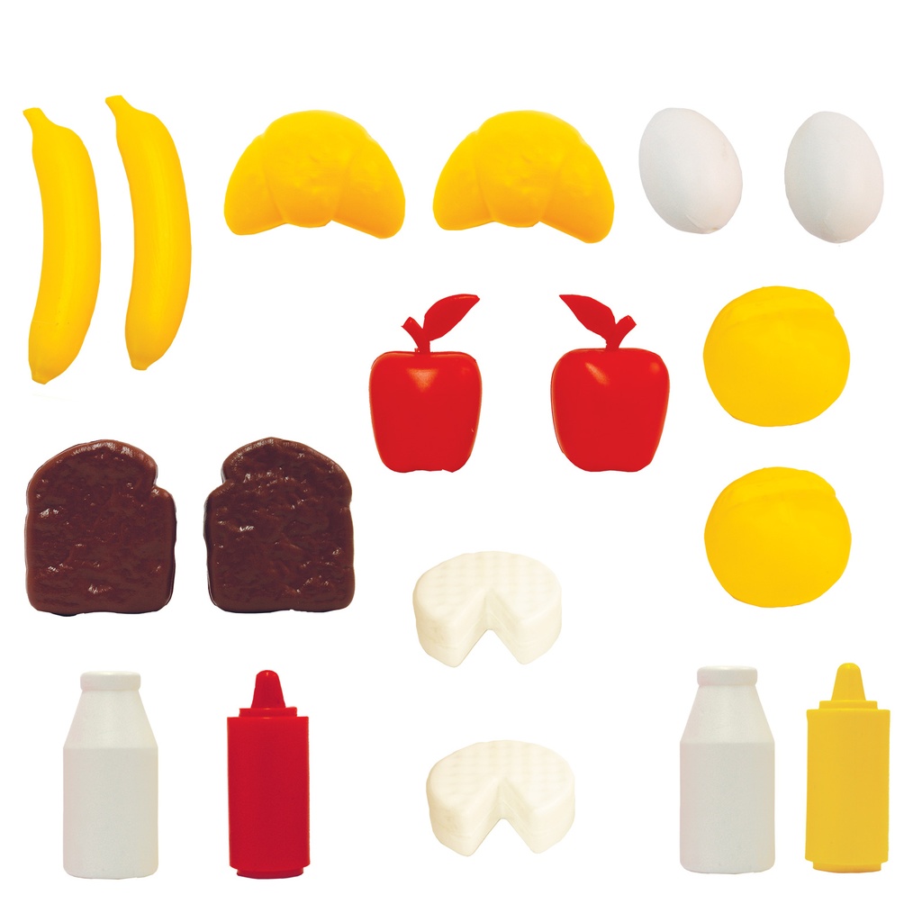 FRUTAS Y LACTEOS C/100 PZAS