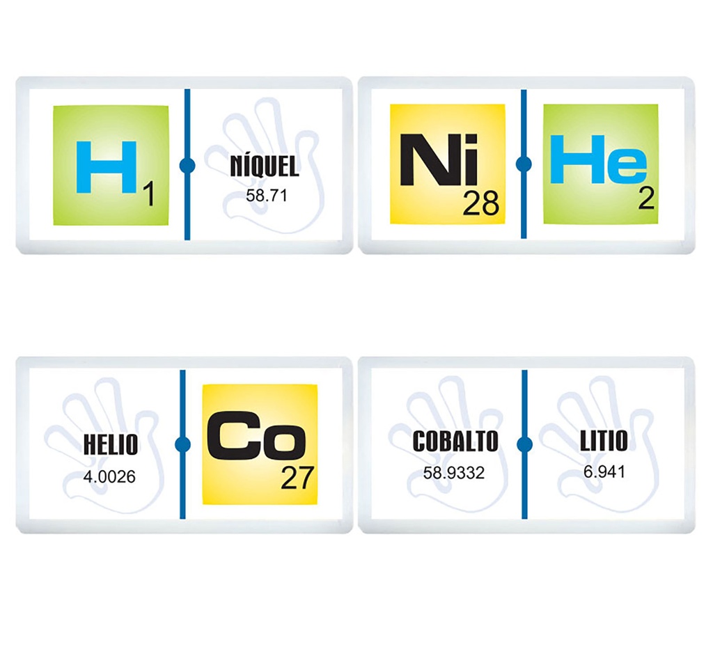 DOMINO JR. ELEMENTOS QUIMICOS 2 C/28 PZAS