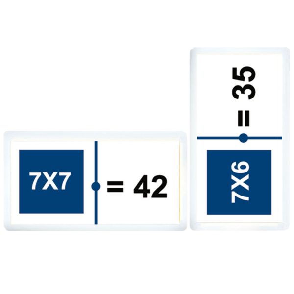 DOMINO JR. TABLAS DE MULTIPLICAR C/100 PZAS