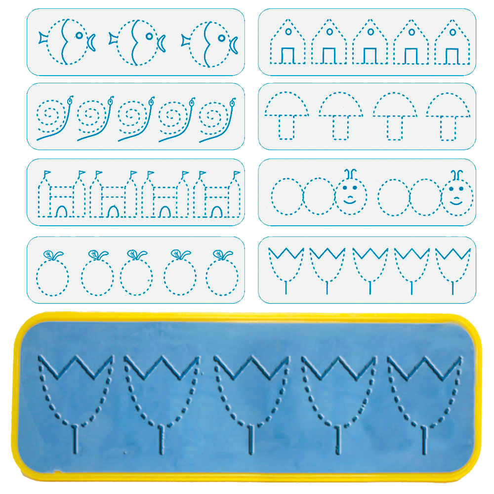 SELLOS LECTO DIBUJOS C/10 PZAS