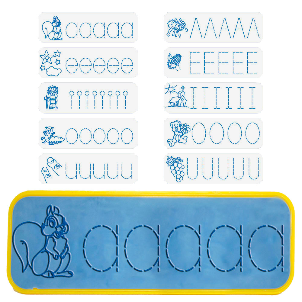 SELLOS LECTO VOCALES C/10 PZAS