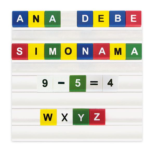 AVALANCHA DE LETRAS Y NUMEROS C/4 TABLEROS Y 255 FICHAS