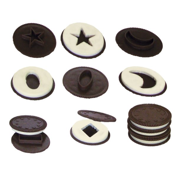 GALLETAS DE RELACION GEOMETRICA C/12 PZAS