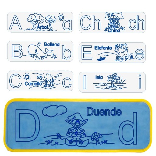 SELLOS LECTO ABECEDARIO C/28 PZAS