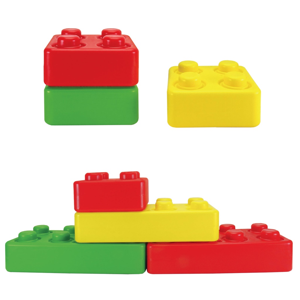 JUMBO BLOCK C/20 PZAS DE 8 SALIENTES Y 10 PZAS DE 4 SALIENTES