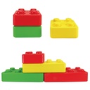 JUMBO BLOCK C/20 PZAS DE 8 SALIENTES Y 10 PZAS DE 4 SALIENTES