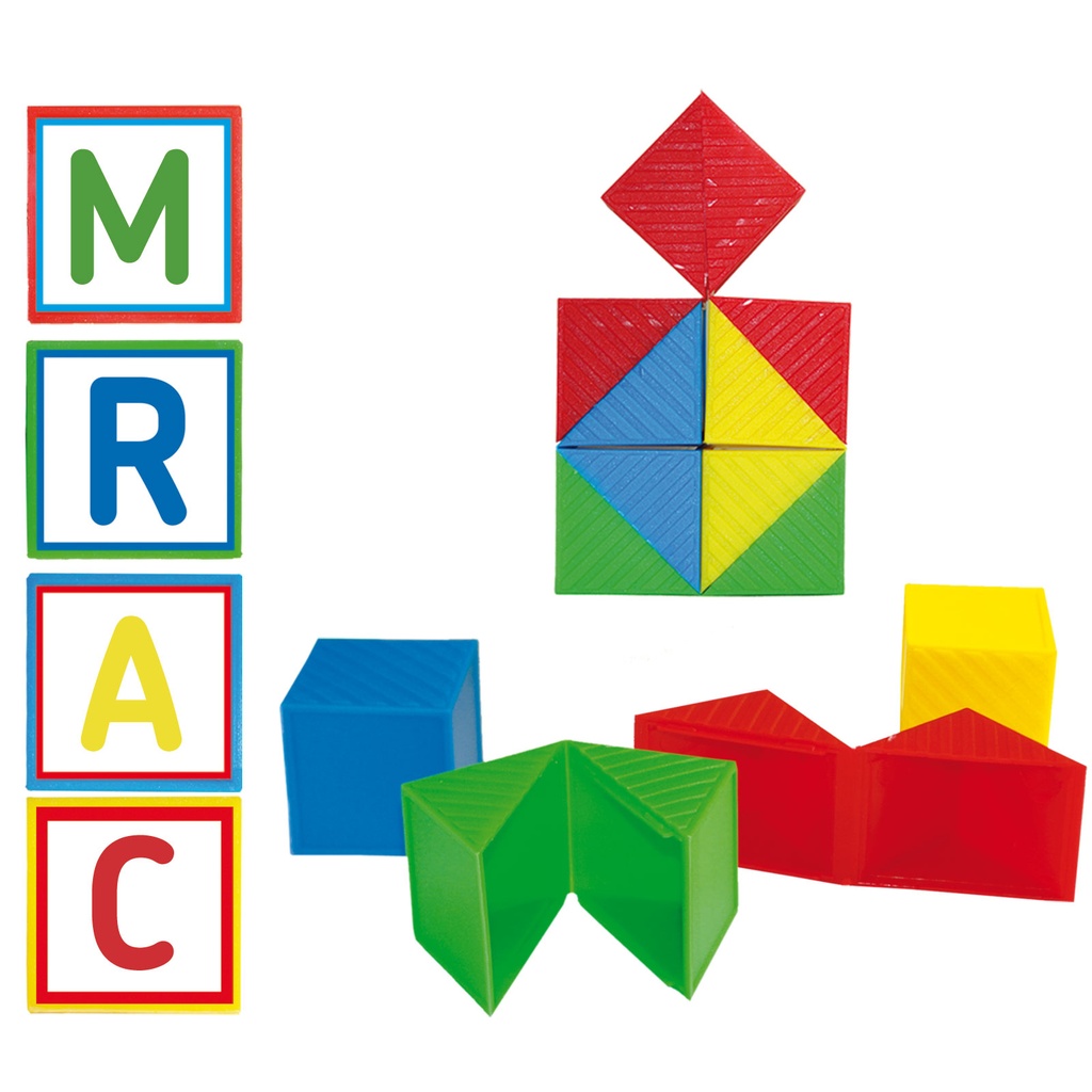 CUBO SIN FIN LETRAS MAYUSCULAS C/24 PZAS
