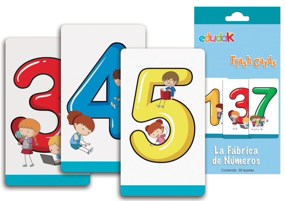 [6018] FLASH CARDS FABRICA DE NUMEROS