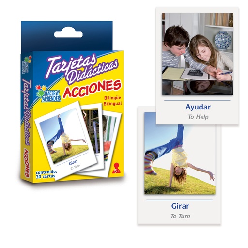 TARJETAS DIDACTICAS ACCIONES C/30 PZAS
