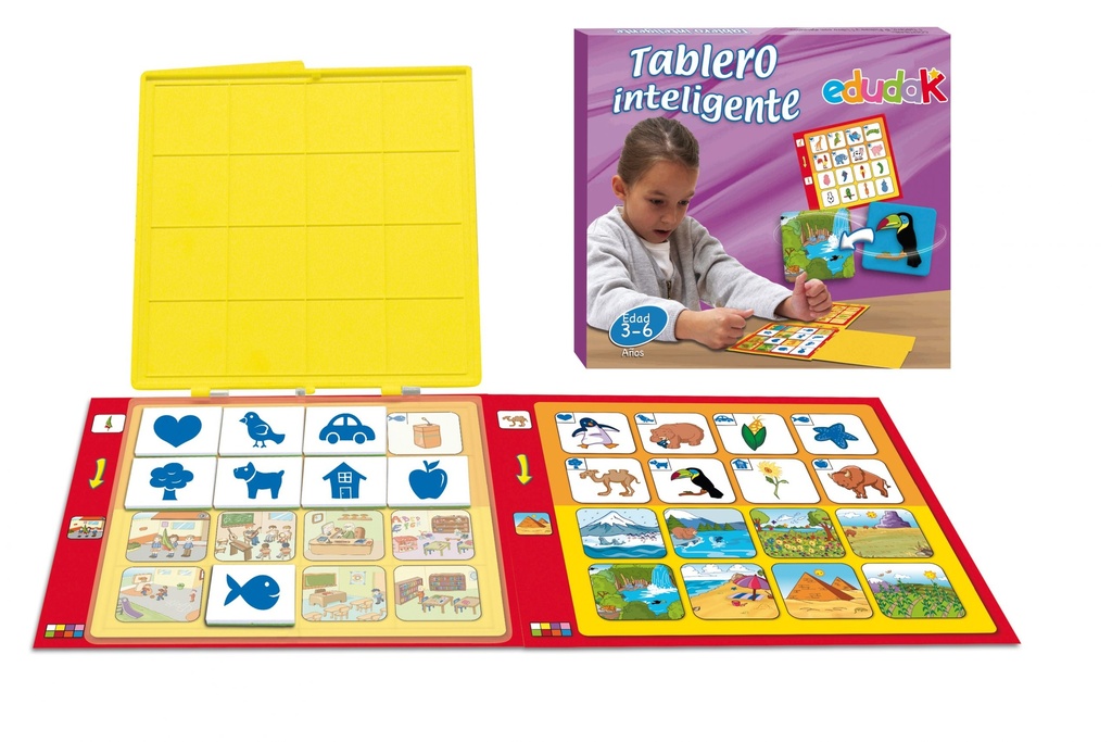 TABLERO INTELIGENTE CON LIBRO 1 C/8 PZAS