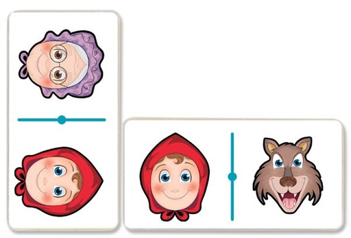 DOMINO JUMBO CUENTOS: CAPERUCITA ROJA C/28 PZAS