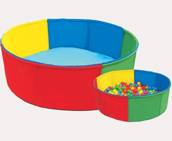 ALBERCA DE PELOTAS ESTRUCTURA TUBULAR REDONDA 150X50 CM