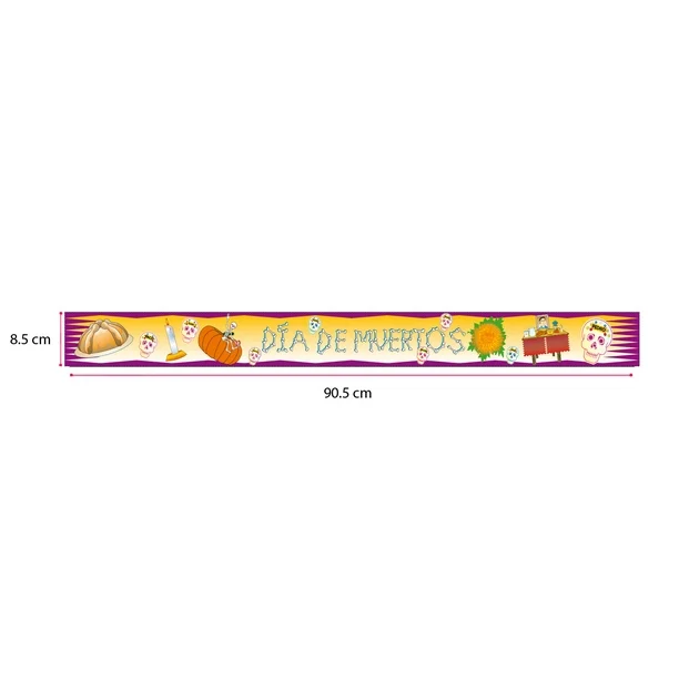 CENEFA DECORATIVA DIA DE MUERTOS