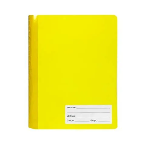 CUADERNO PROF LP CUADRO GRANDE AMARILLO  COSIDO