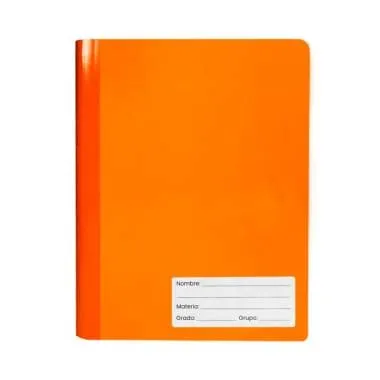 CUADERNO PROF LP CUADRO GRANDE NARANJA COSIDO