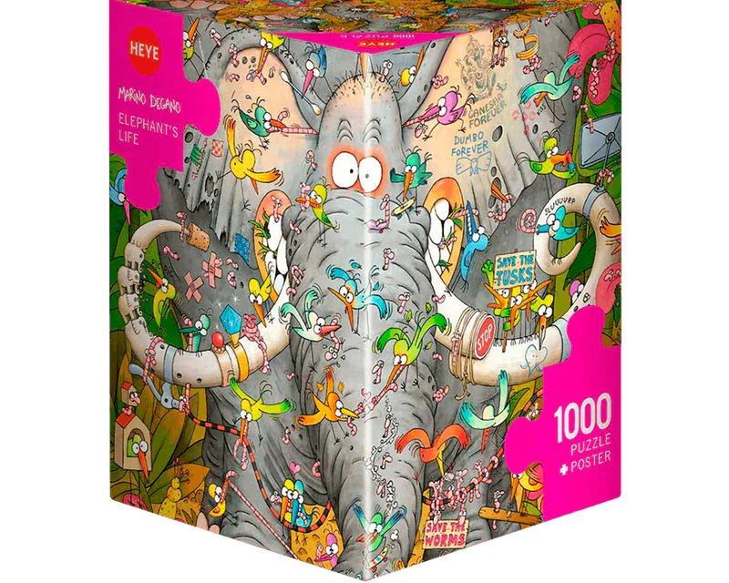 DEGANO: VIDA DE ELEFANTE ROMPECABEZAS 1000 PZAS
