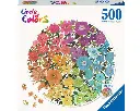 FLORES ROMPECABEZAS CIRCULAR 500 PZAS