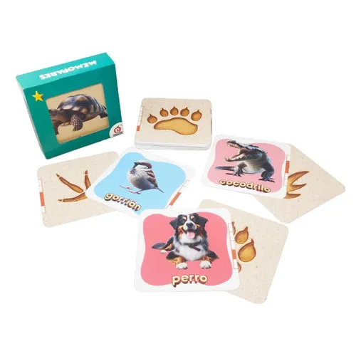[J-0174] MEMOPARES DE ANIMALES Y SUS HUELLAS