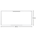 PINTARRÓN BLANCO 60x90