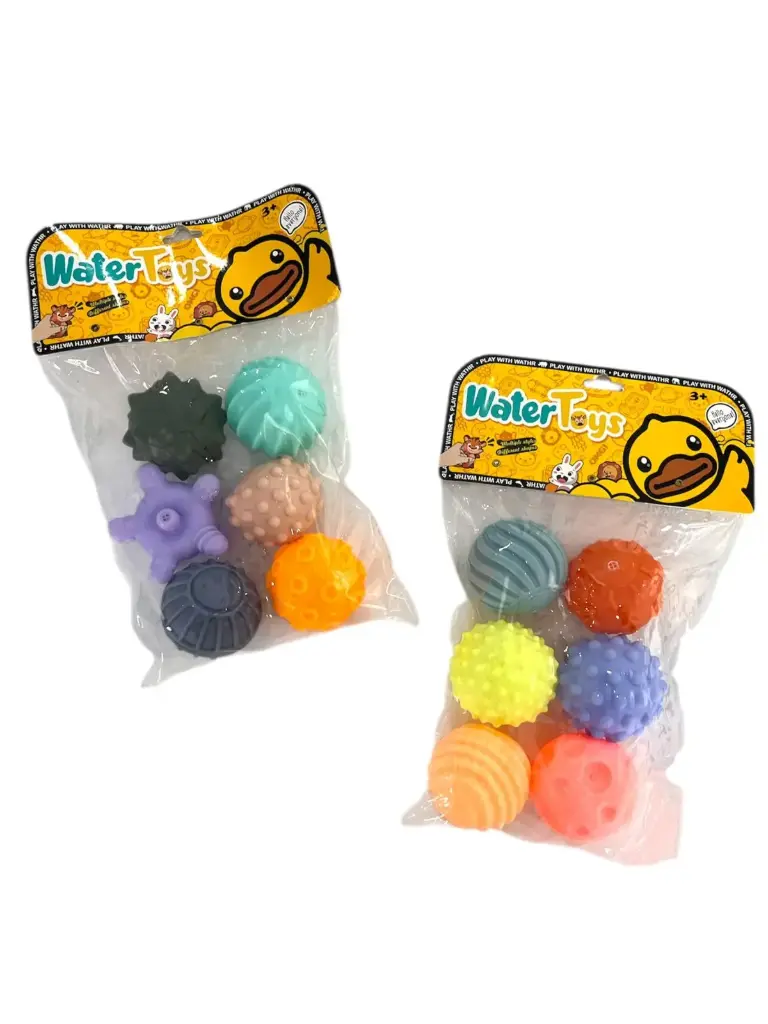 PELOTA CON TEXTURAS PARA BAÑO