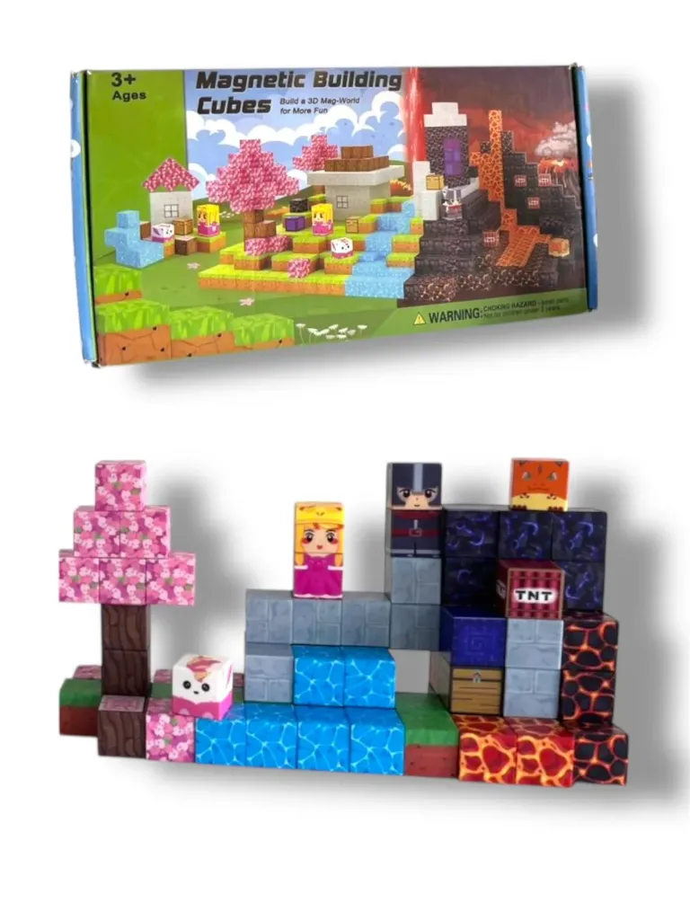 MAGNETIC BUILDING CUBES 3D