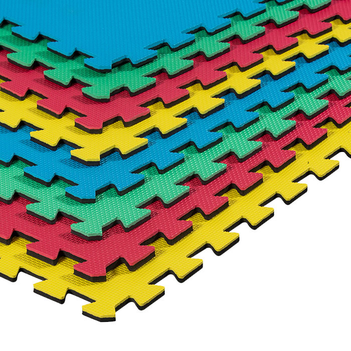 TAPETE PISO FOAMY CON 4 PZS DE 60X60 CM