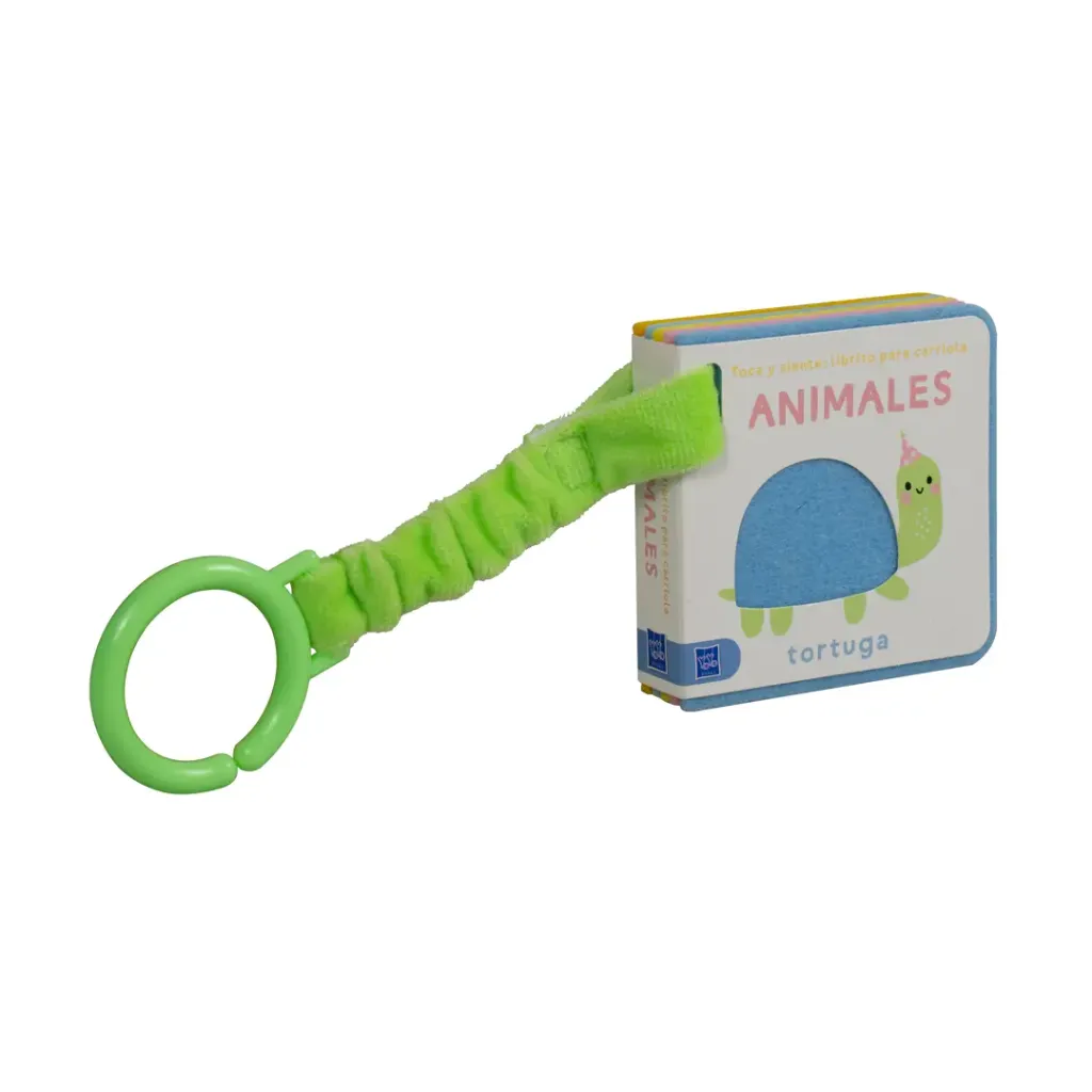 LIBRO TOCA Y SIENTE PARA CARREOLA ANIMALES