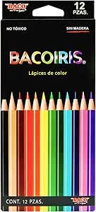LÁPICES DE COLOR EN CAJA C/12 BACOIRIS