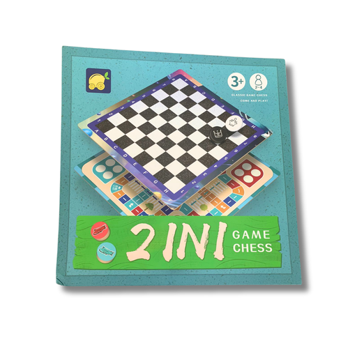 [51-435] AJEDREZ 2 EN 1 / DAMAS CHINAS 4 EN 1