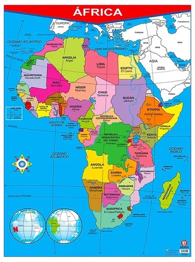 [B-0251-I] POSTER AFRICA / AFRICA FISICA