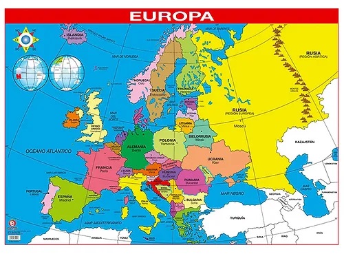 [B-0263-II] POSTER EUROPA / EUROPA FISICA C/B